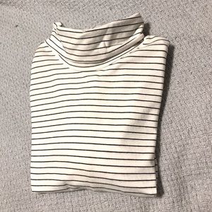 Banana Republic Striped Turtleneck